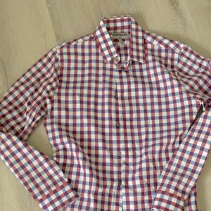 Express checkered dress shirt